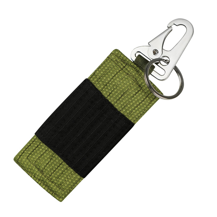 Stripe Weave Snap Key Ring