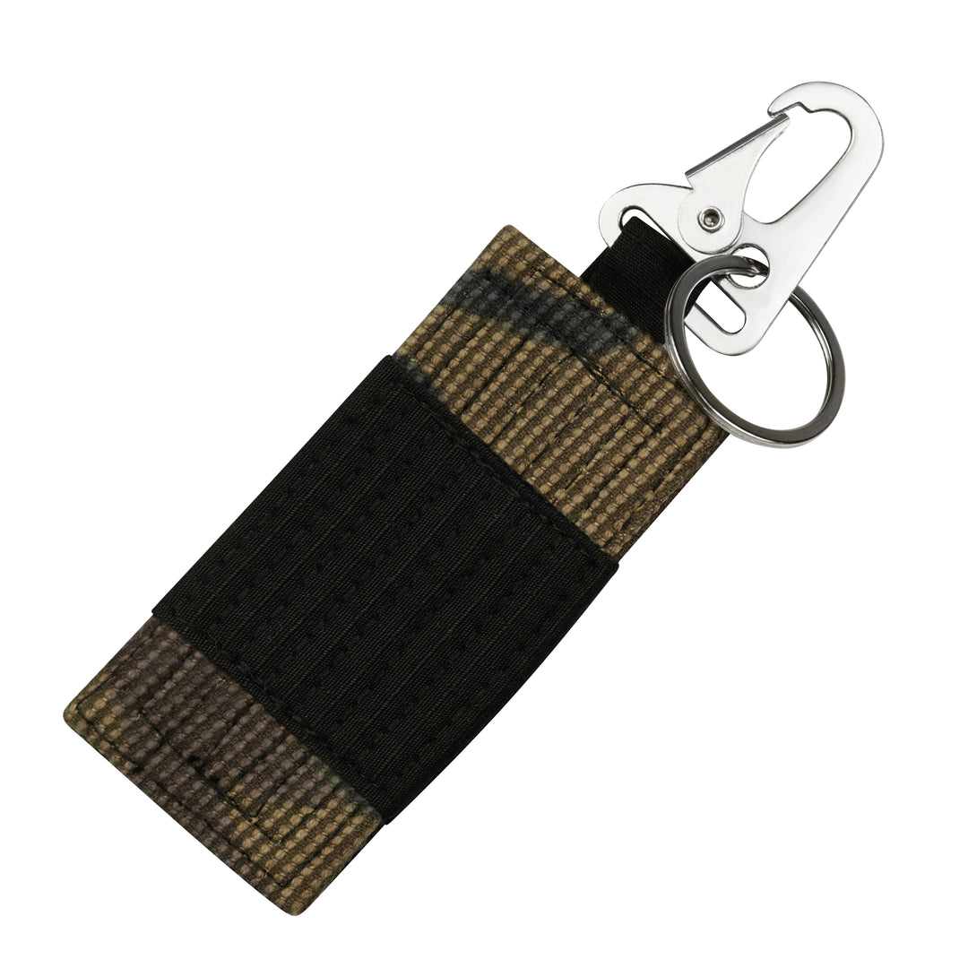 Stripe Weave Snap Key Ring