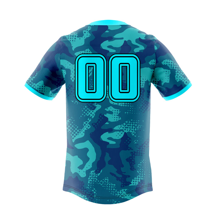Aqua Camo American Football Uniform