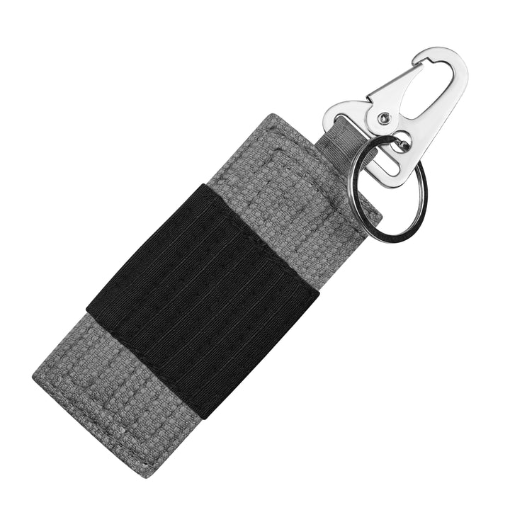 Stripe Weave Snap Key Ring