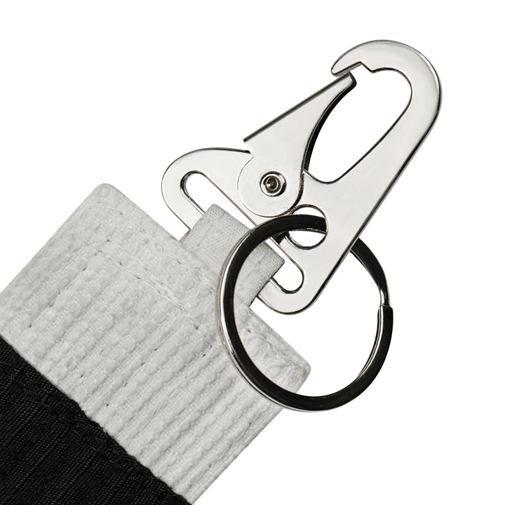 Stripe Weave Snap Key Ring