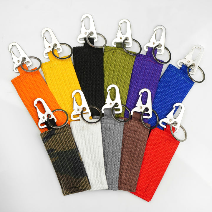 Mat Weave Snap Key Ring