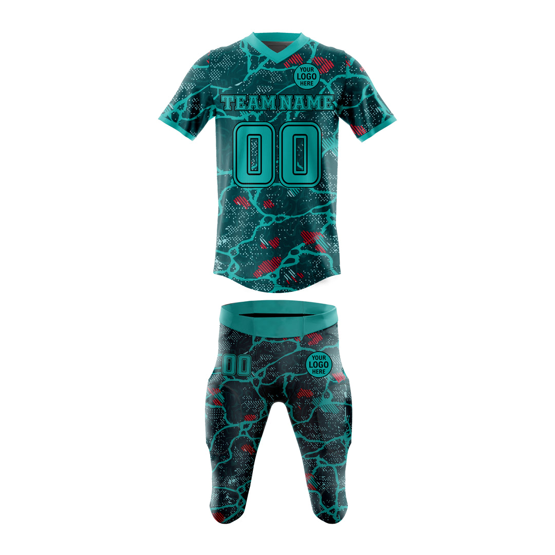 Cyber Moss American Football Uniform