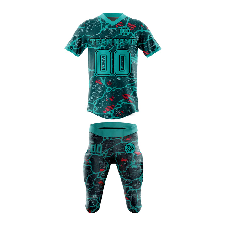 Cyber Moss American Football Uniform