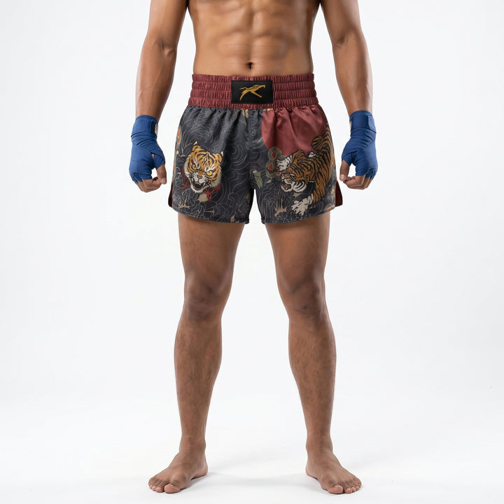 Obsidian Moon Stalker Muay Thai Shorts
