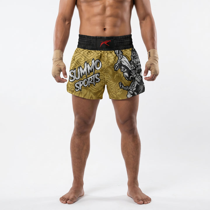Golden Asura Muay Thai Shorts