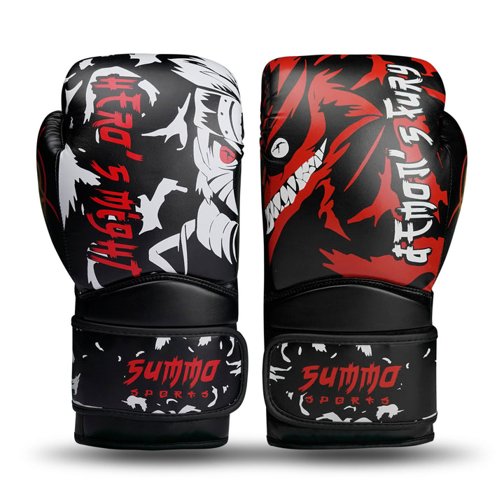 Nine-Tail Striker Leather Boxing Gloves