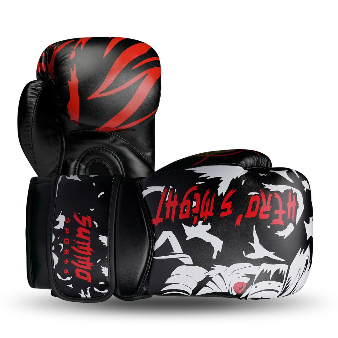 Nine-Tail Striker Leather Boxing Gloves