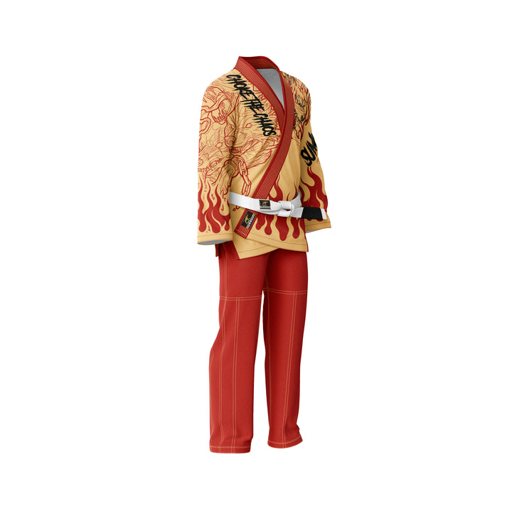 Choke The Chaos All Over Printed BJJ Gi