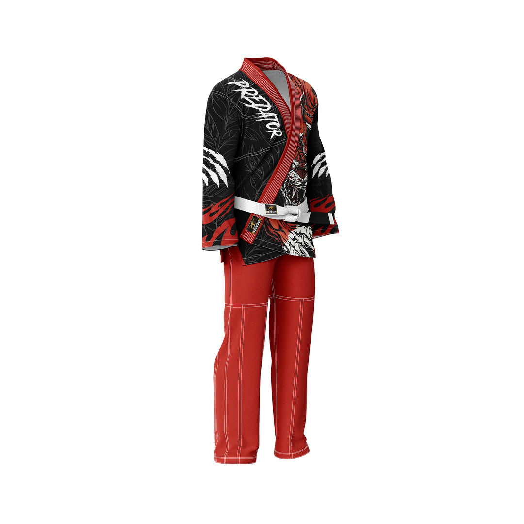 Crimson Predator All Over Printed BJJ Gi