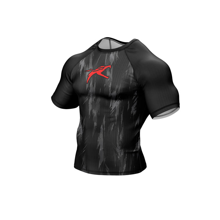 Crimson Apex Premium Bjj Rash Guard For Men/Women