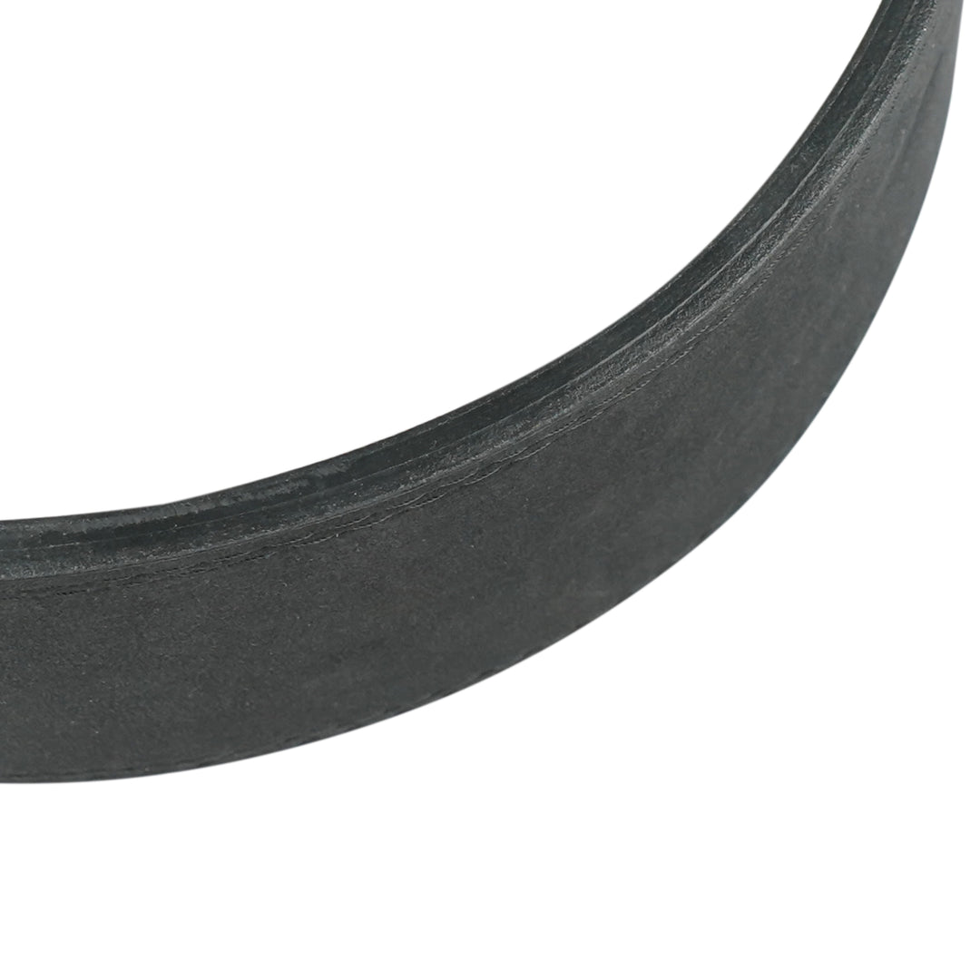 Midnight Black Dual-Sided Leather Weightlifting Belt