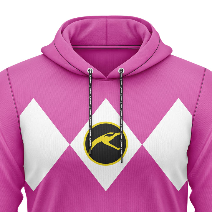 Mighty Morphin Pink Full-Print Hoodie For Men/Women