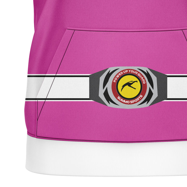 Mighty Morphin Pink Full-Print Hoodie For Men/Women