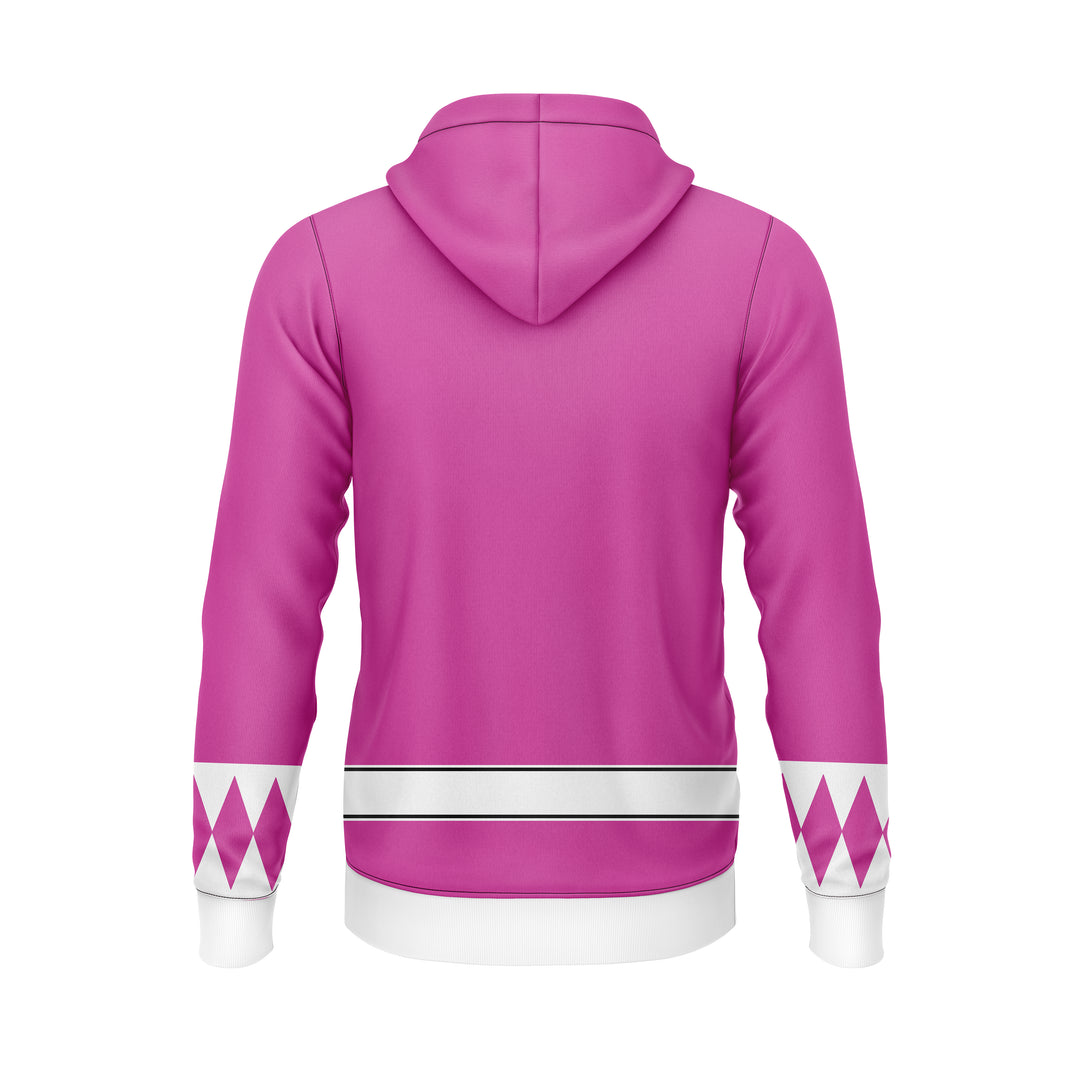 Mighty Morphin Pink Full-Print Hoodie For Men/Women