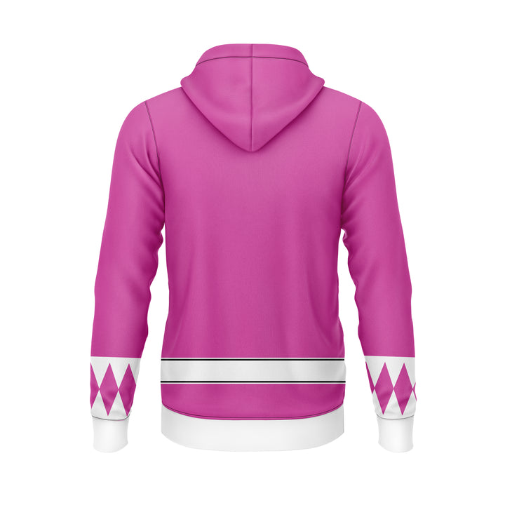 Mighty Morphin Pink Full-Print Hoodie For Men/Women