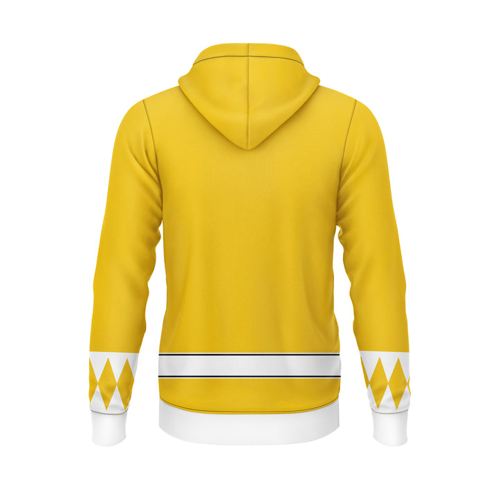Mighty Morphin Yellow Full-Print Hoodie For Men/Women