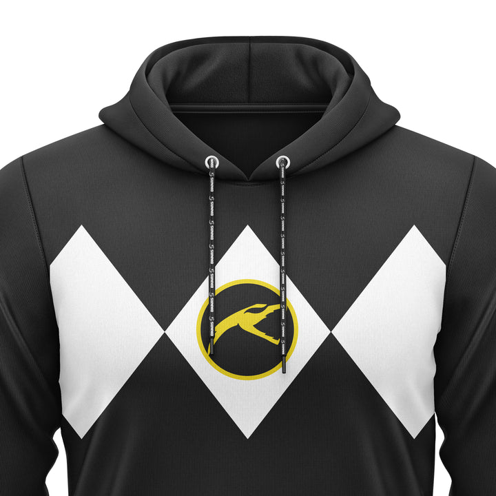 Mighty Morphin Black Full-Print Hoodie For Men/Women