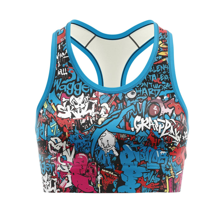 Graffiti Grip Women Sports Bra
