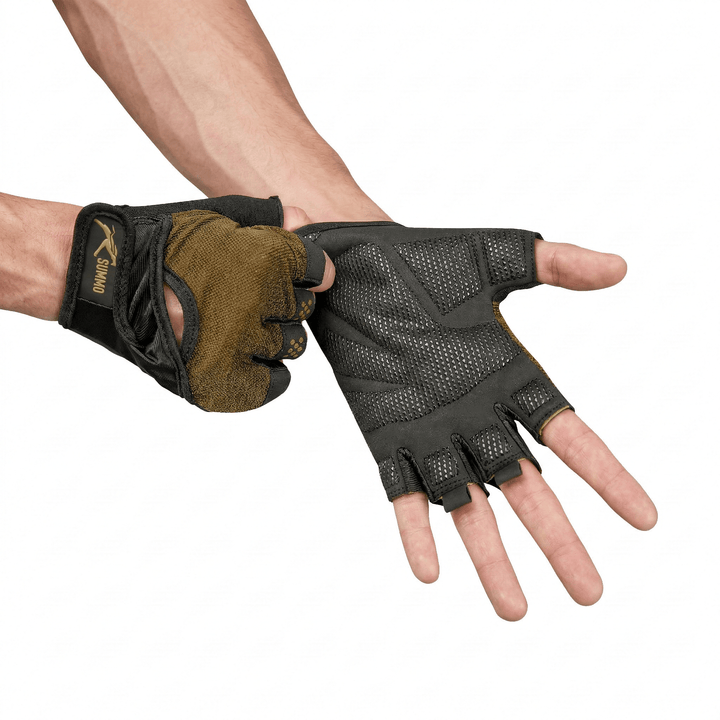 Aero - Mesh Olive Weightlifting Gloves - Summo Sports