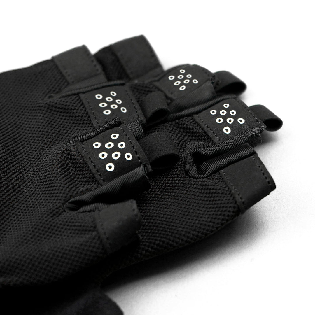 Aero - Mesh Stealth Black Weightlifting Gloves - Summo Sports