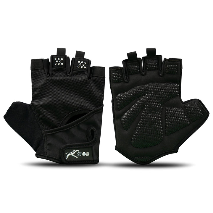 Aero - Mesh Stealth Black Weightlifting Gloves - Summo Sports