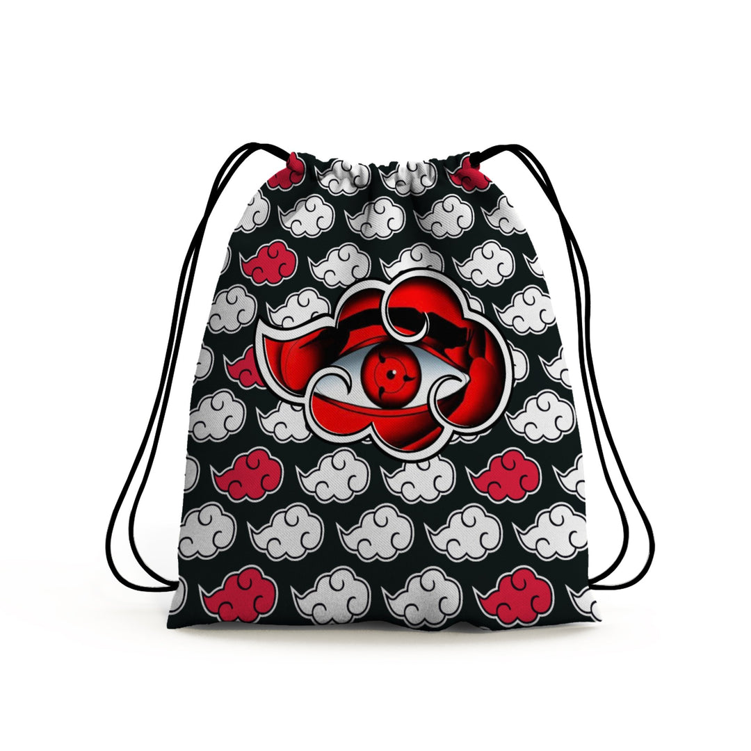 anime style drawstring sports backpack