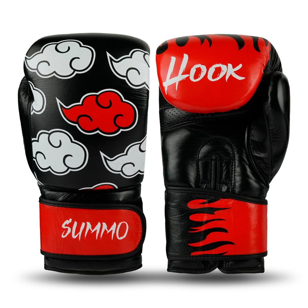 naruto handschuhe Klassische Box-Trainingshandschuhe aus rotem Leder