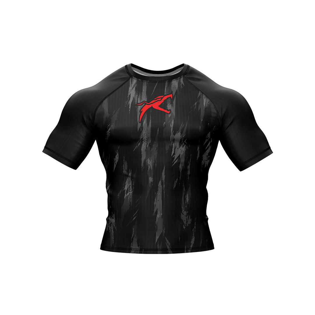 Crimson Apex Premium Bjj Rash Guard For Men/Women