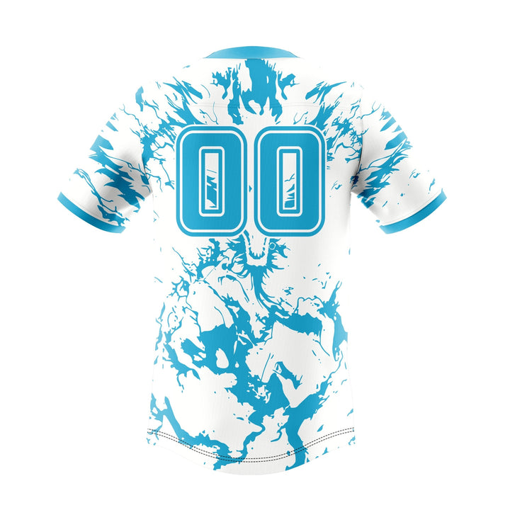Azure Blizzard American Football Uniform - Summo Sports