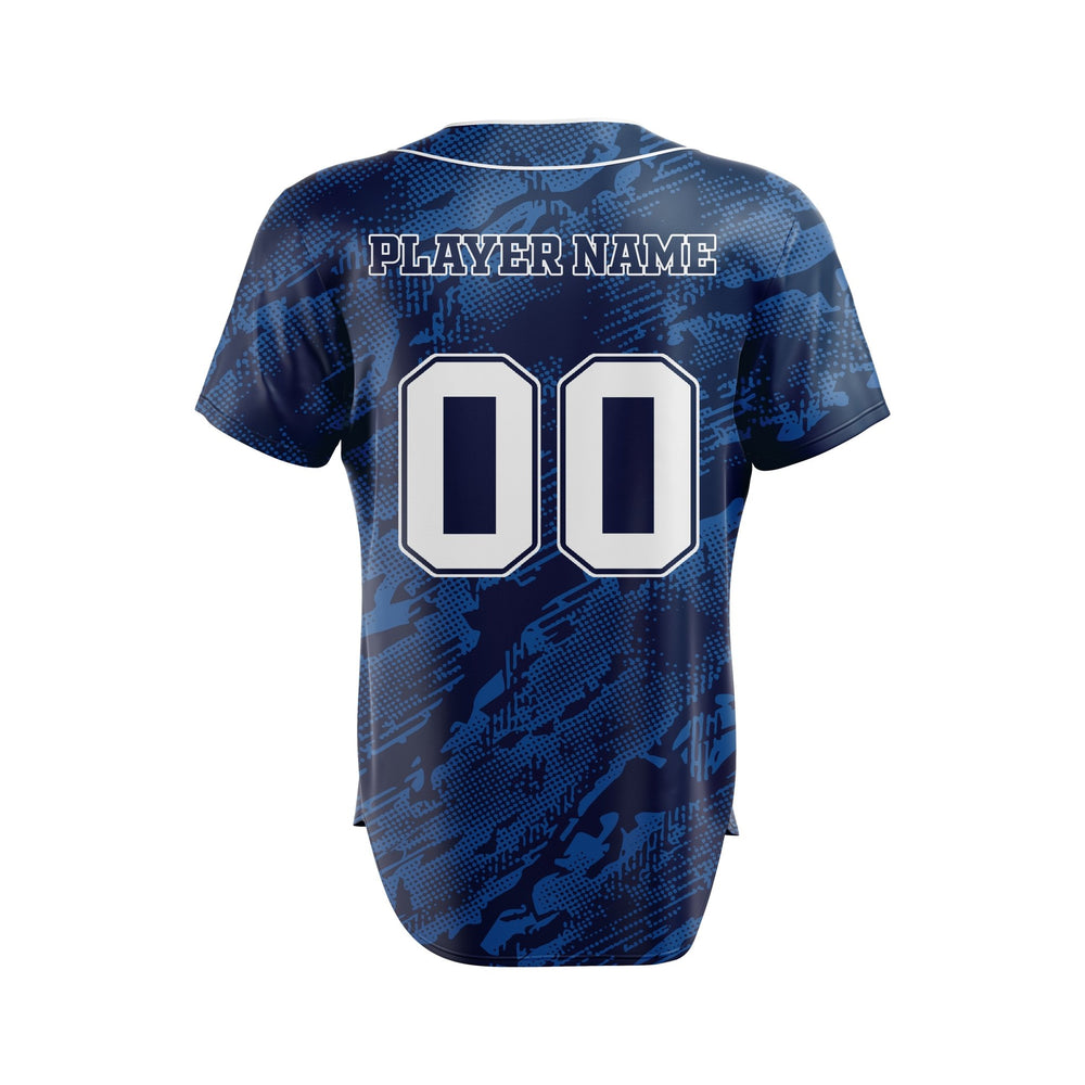 Azure Phantom Custom Baseball Jersey - Summo Sports