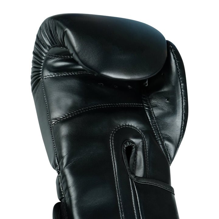 Basic Black PU Leather Boxing Gloves - Summo Sports