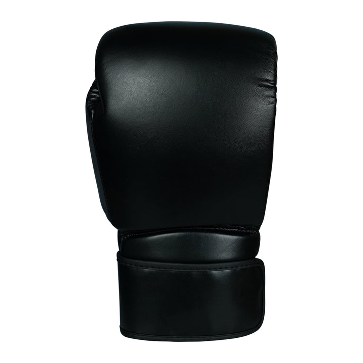 Basic Black PU Leather Boxing Gloves - Summo Sports