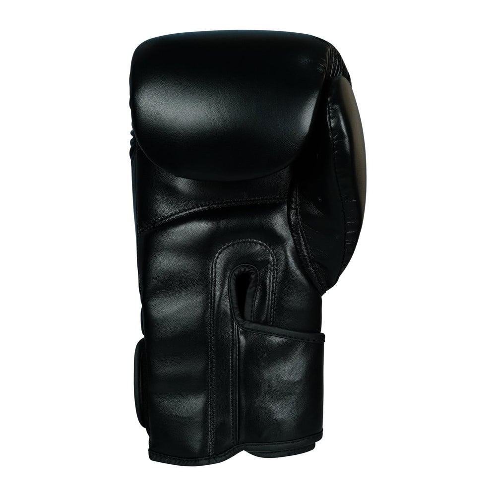 Basic Black PU Leather Boxing Gloves - Summo Sports