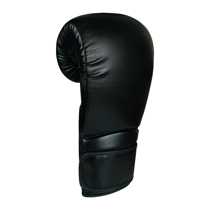 Basic Black PU Leather Boxing Gloves - Summo Sports