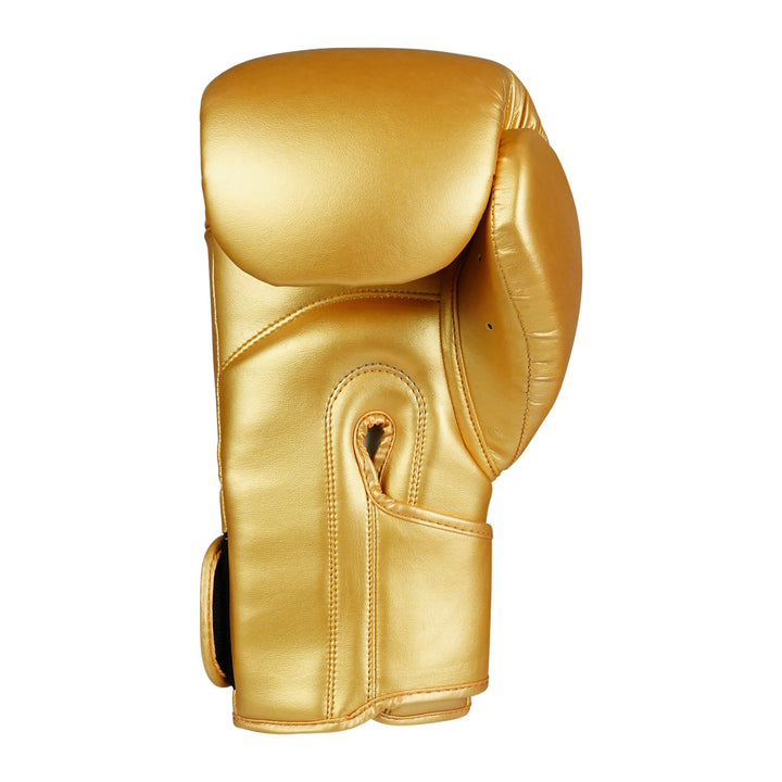 Basic Golden PU Leather Boxing Gloves - Summo Sports