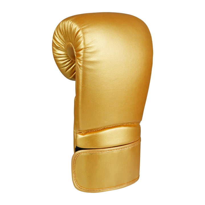 Basic Golden PU Leather Boxing Gloves - Summo Sports