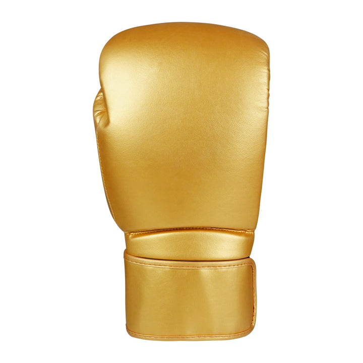 Basic Golden PU Leather Boxing Gloves - Summo Sports
