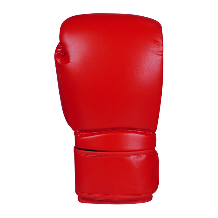 Basic Red PU Leather Boxing Gloves - Summo Sports