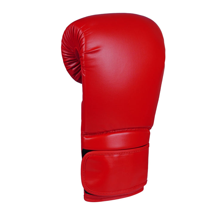 Basic Red PU Leather Boxing Gloves - Summo Sports