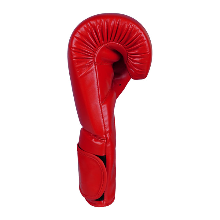 Basic Red PU Leather Boxing Gloves - Summo Sports