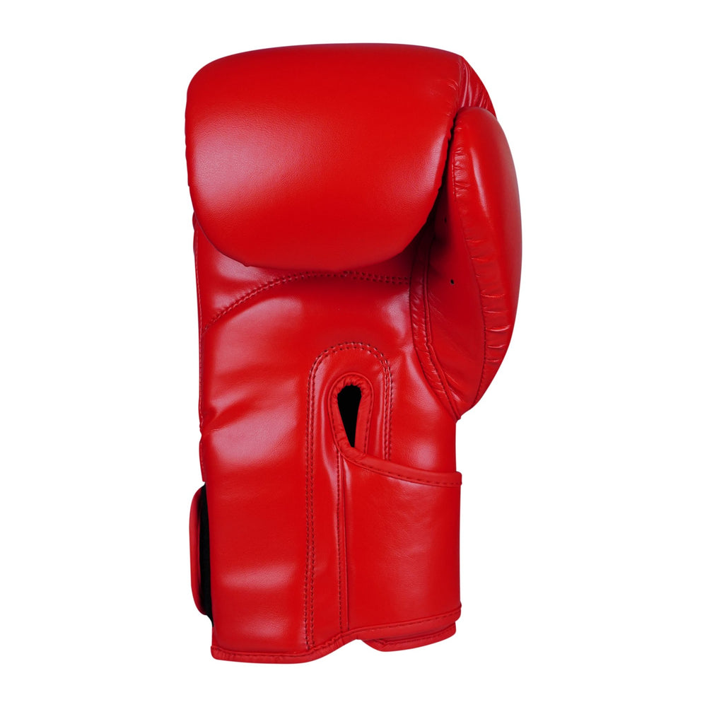 Basic Red PU Leather Boxing Gloves - Summo Sports