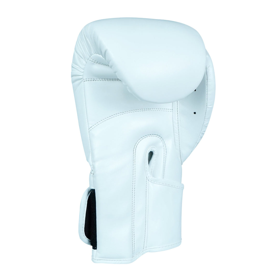 Basic White PU Leather Boxing Gloves - Summo Sports