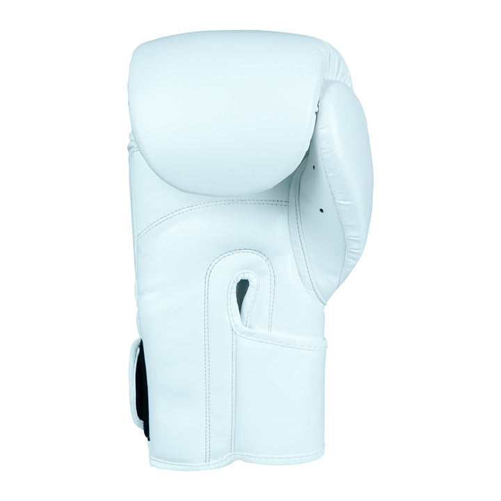 Basic White PU Leather Boxing Gloves - Summo Sports