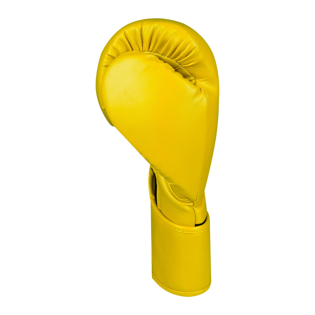 Basic Yellow PU Leather Boxing Gloves - Summo Sports
