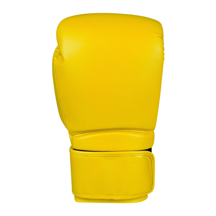 Basic Yellow PU Leather Boxing Gloves - Summo Sports