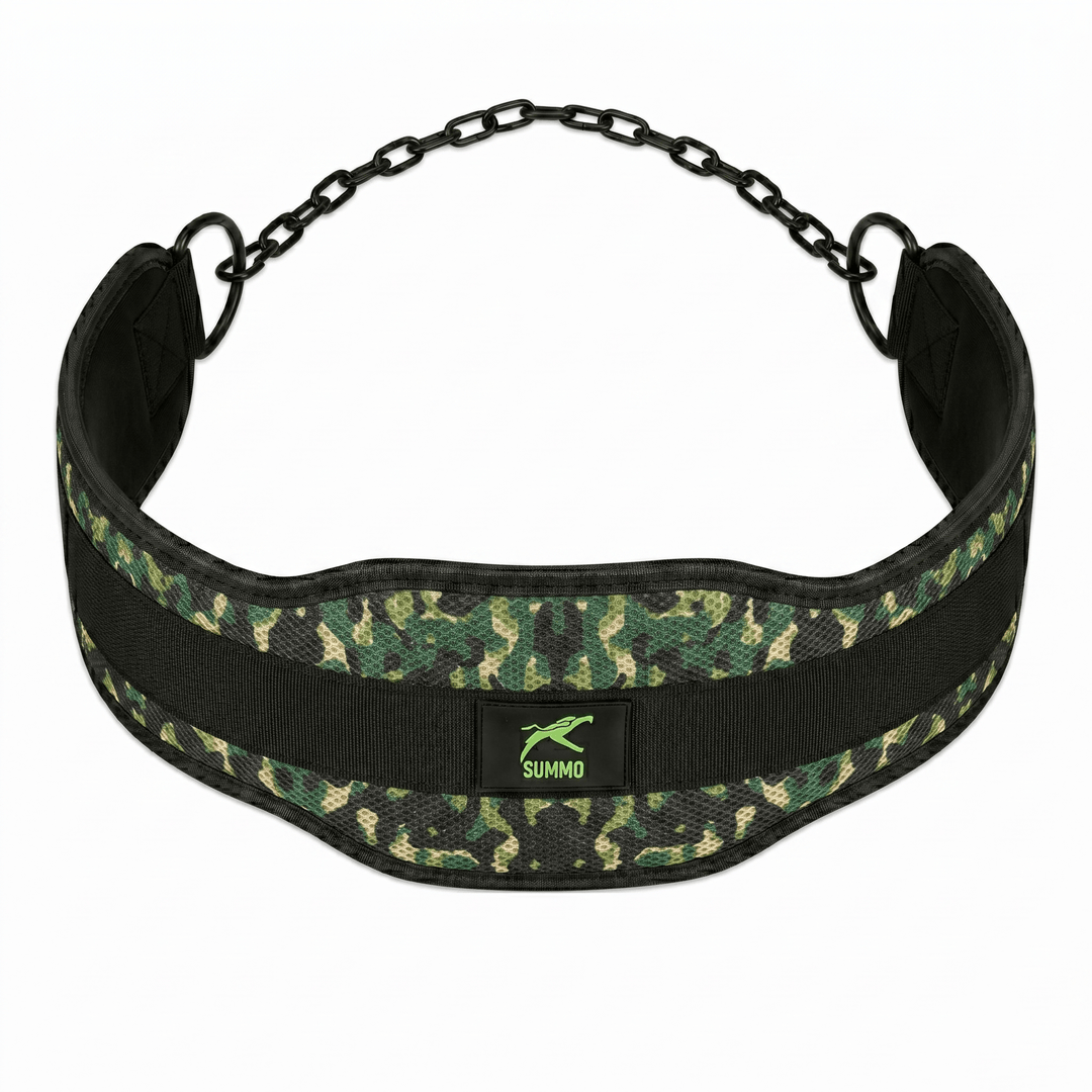 Battle Camo Dip Belt with Chain - Summo Sports