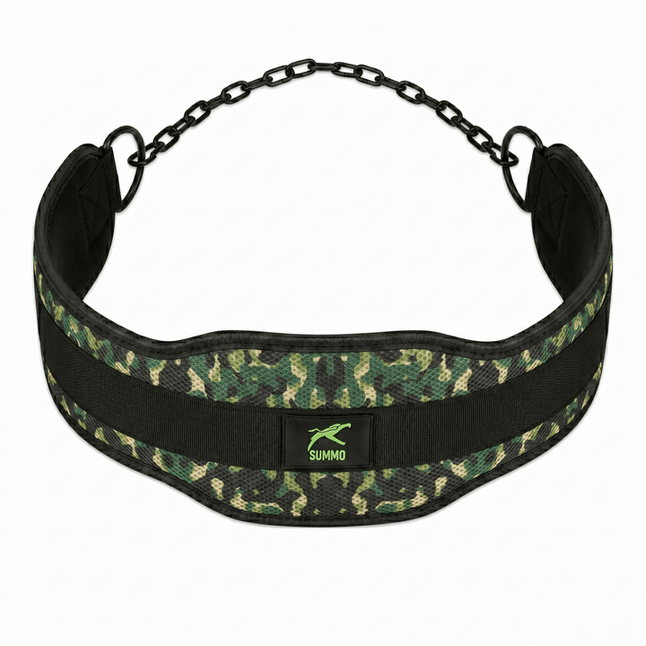 Battle Camo Dip Belt with Chain - Summo Sports