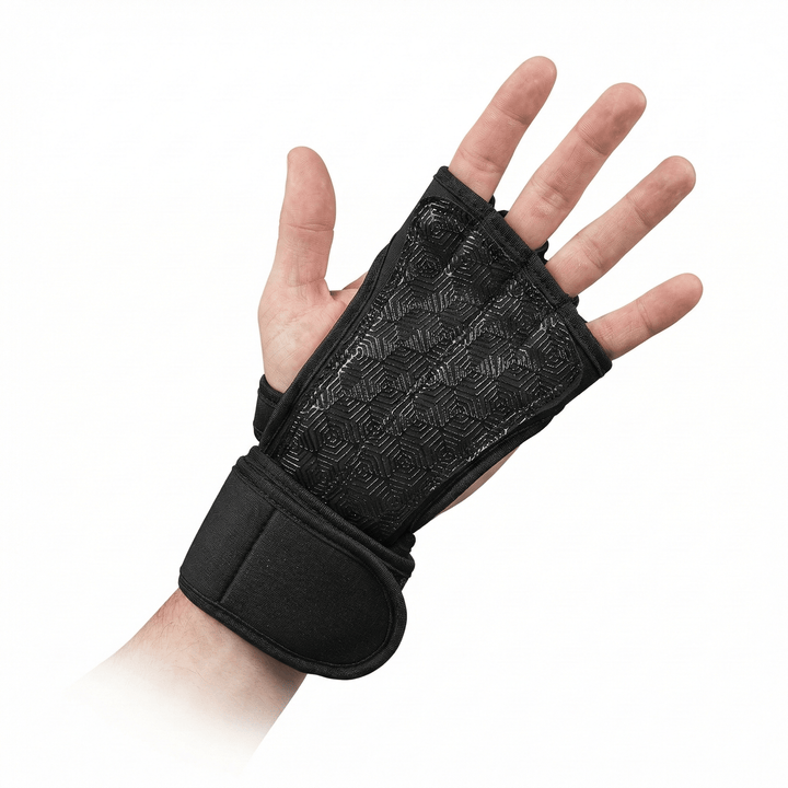 Black Hex - Traction Weightlifting Grips - Summo Sports