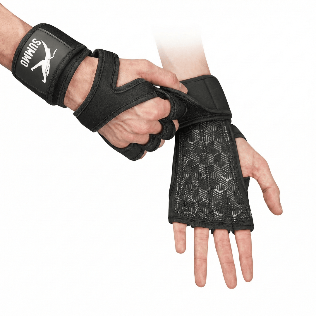 Black Hex - Traction Weightlifting Grips - Summo Sports